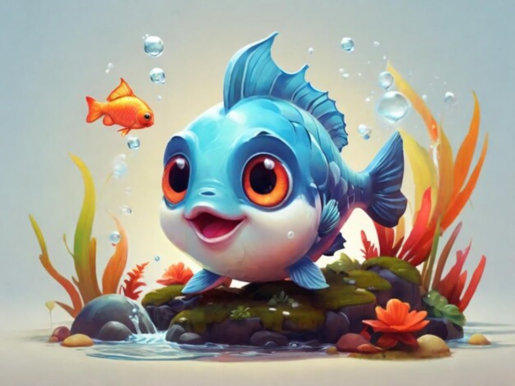 Colorful tropical fish swimming in a freshwater aquarium with aquatic plants